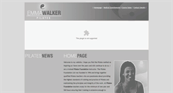 Desktop Screenshot of emmawalkerpilates.co.uk