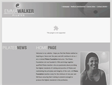 Tablet Screenshot of emmawalkerpilates.co.uk
